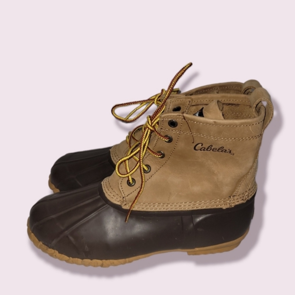 Cabela's Steel Shank Duck Boots Men's Size 10